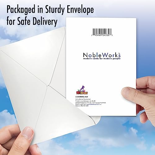 NobleWorks Funny Birthday Card with Envelope