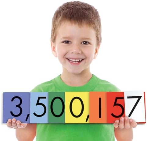 Sensational Math Place Value Cards 7 Values