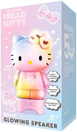 Hello Kitty 50th Anniversary Bluetooth Speaker with LED Lights