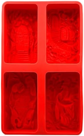 SOAP Silicone Mold Set of 4 Magical Designs