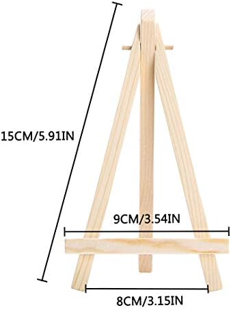 10pcs Mini Wood Easel for Wedding Table Display