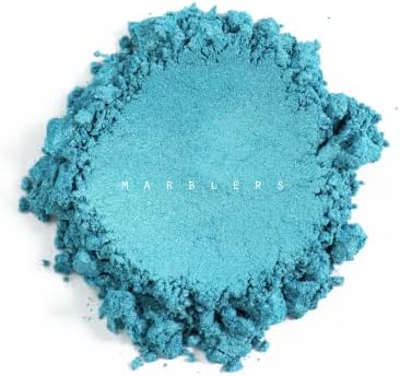 MARBLERS Mica Powder Turquoise 3oz Cosmetic Grade