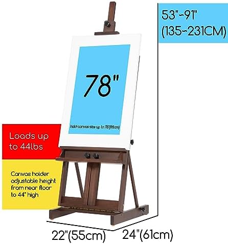 MEEDEN H-Frame Easel with Storage Tray 1