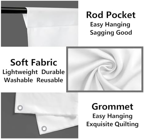 BELECO 7x5ft Custom Fabric Backdrop with Picture Logo Text Design