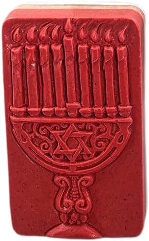 Menorah Candle Silicone Mold 5oz