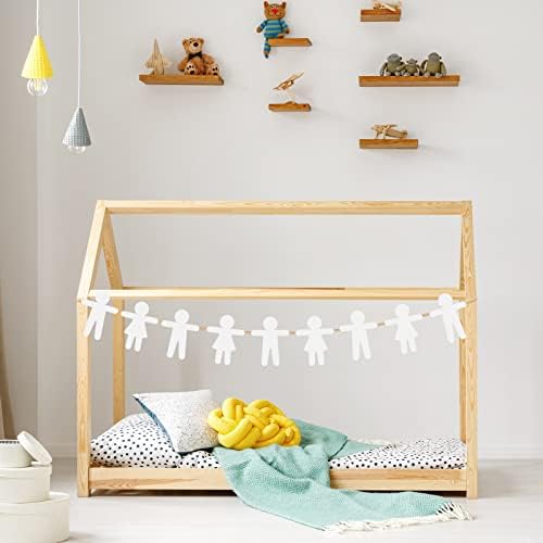 Fuutreo 108 Pcs White Paper Cutouts for Kids Crafts