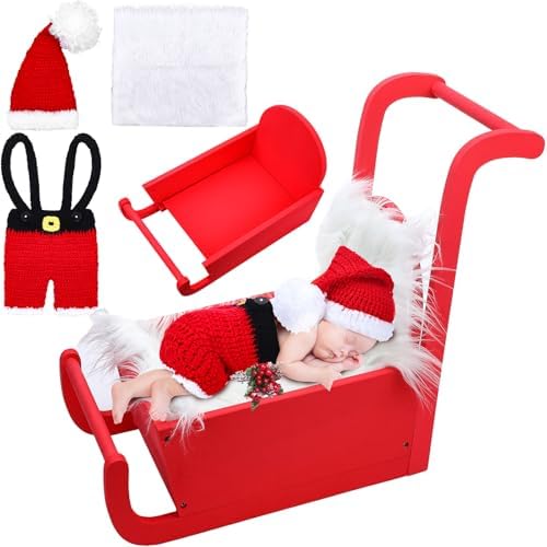 3 Set Christmas Newborn Photography Props