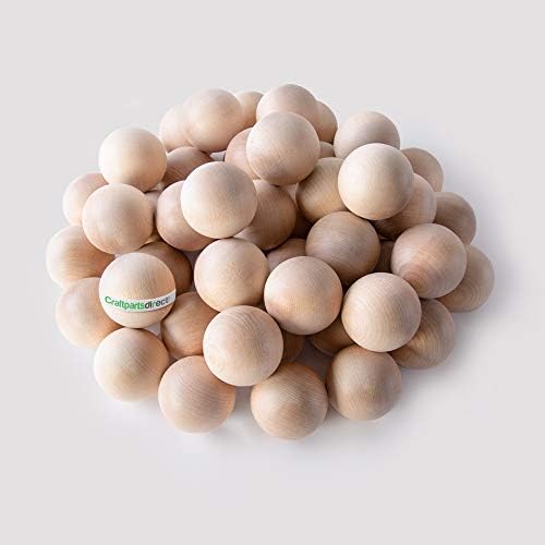 1 Inch Unfinished Wooden Balls Pack of 100