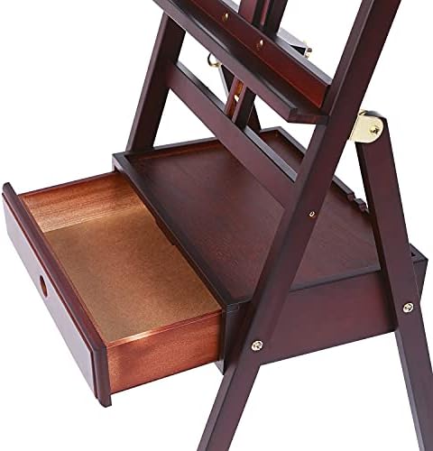 MEEDEN Studio H-Frame Easel with Storage Drawer Adjustable