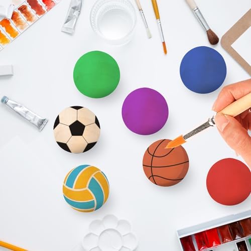 1 Inch Unfinished Wood Balls 120PCS for Crafts and DIY