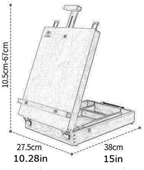 Portable Painting Stand Easel with Drawer Storage