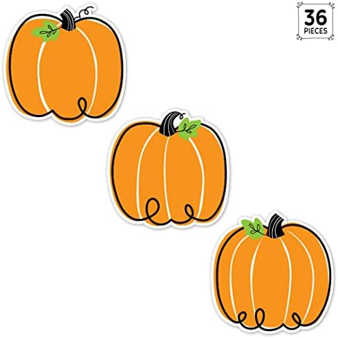 Doodle Pumpkin Cut-Outs for Halloween Classroom Dcor