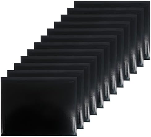 GraduationMall 85 Inch x 11 Inch Certificate Cover Holder Black 12 Packs