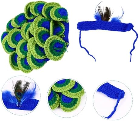 Beavorty Peacock Baby Photo Costume Set