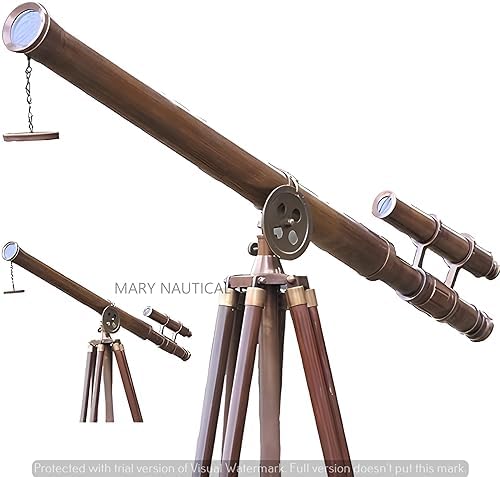 Mary Nautical US Navy Griffith Antique Adjustable Telescope Stand