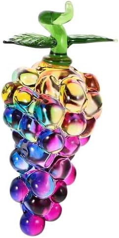 Crystal Grape Figurine Decor Desk Paperweight