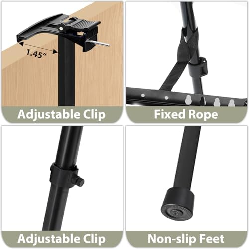 Portable Art Easel Stand - 4 Pack Black Metal