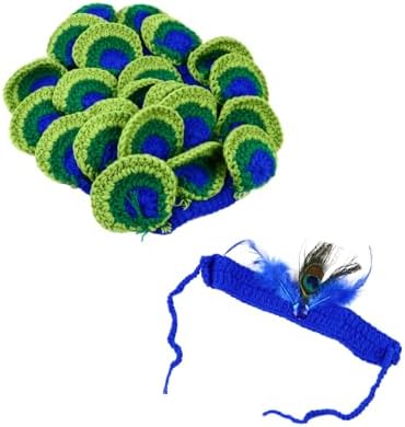 Beavorty Peacock Baby Photo Costume Set
