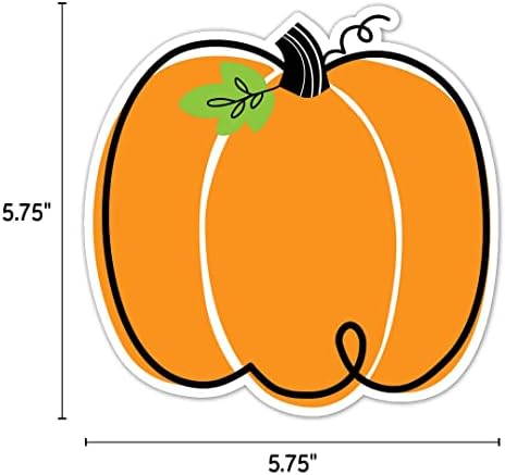 Doodle Pumpkin Cut-Outs for Halloween Classroom Dcor