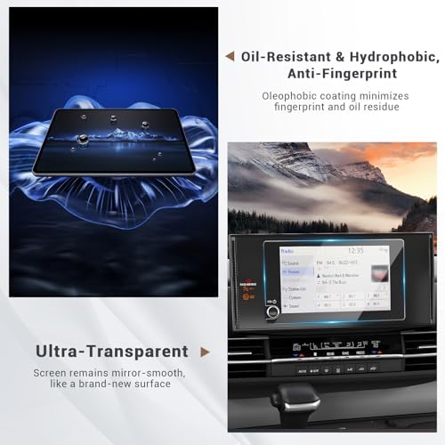 2025 Toyota Sienna LE 8 Screen Protector Tempered Glass
