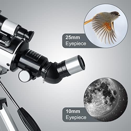 HEXEUM Telescope for Kids Adults 70mm Aperture AZ Mount