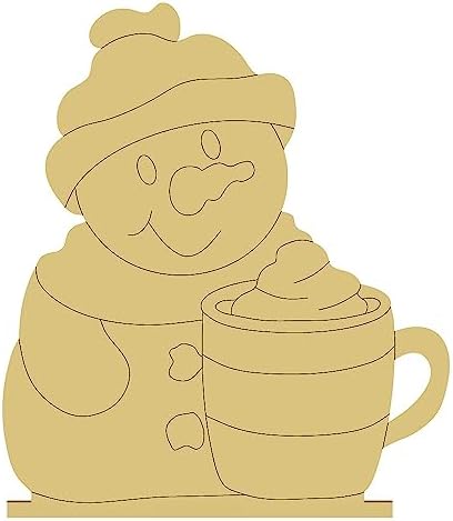 Diverse Woodworking Snowman Door Hanger Cutout