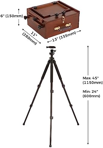 VISWIN Portable Easel with Carry Bags and Tripod for Artists