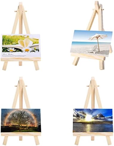 10pcs Mini Wood Easel for Wedding Table Display