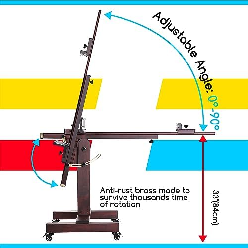 MEEDEN Heavy Duty Painting Easel for Large Canvas
