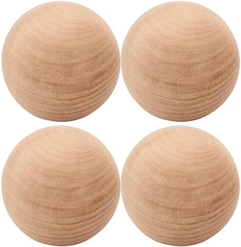 SEUNMUK 8 Pack 236 Inch Unfinished Wooden Balls for DIY Crafts
