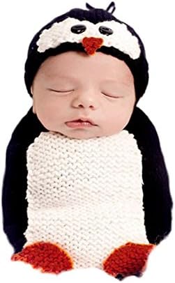 Vedory Newborn Baby Photo Prop Set Hat and Bag