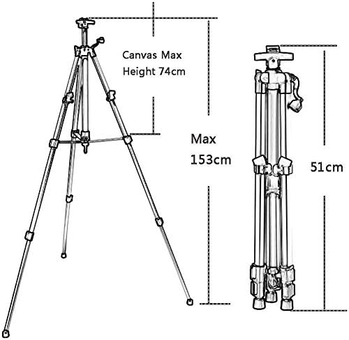 Red Metal Sketch Frame Triangle Drawing Easel
