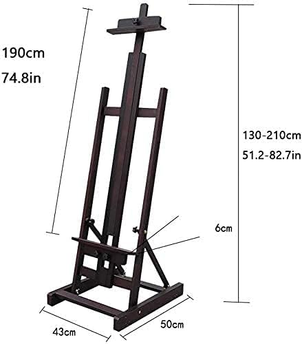 Artist Easel Stand Height Adjustable Large Studio Easel for Painting and Display