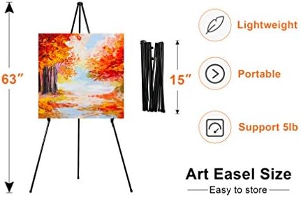 63 Inch Folding Easel Stand for Display