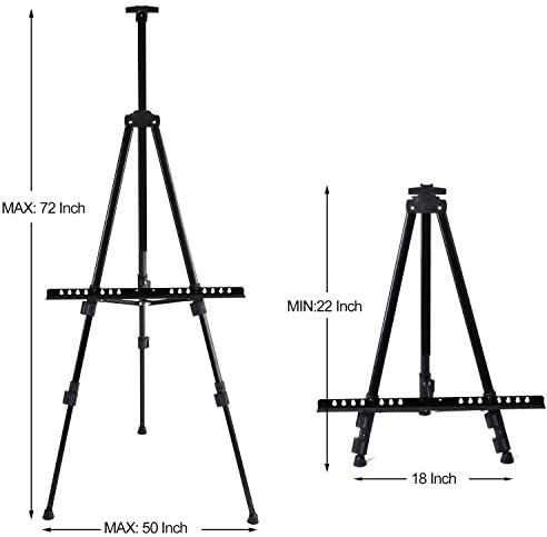 T-SIGN 72 Inch Adjustable Folding Easel Stand