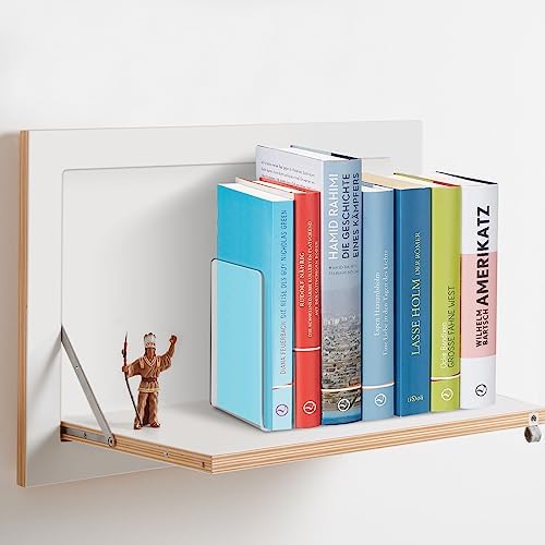 10 Piece Clear Acrylic Book Ends Set for Shelves
