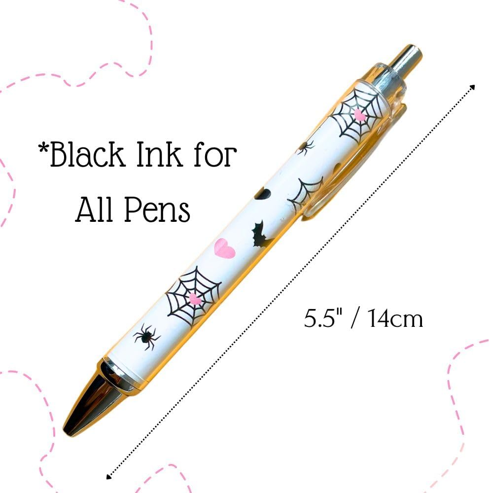 10 Halloween Pens Cute Fun Spooky Gel Pens Set