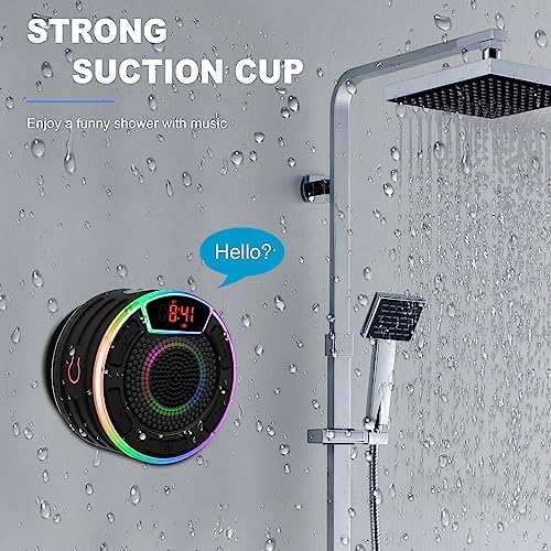 BassPal Bluetooth Speaker with LED Display and Light Show