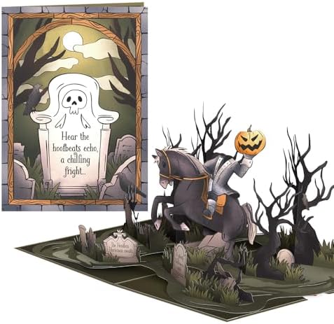 Lovepop Halloween Pop-Up Card - Headless Horseman 5x7