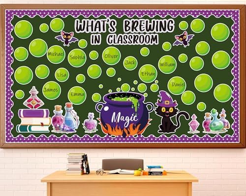 Halloween Bulletin Board Decorations Set for Classroom and Home