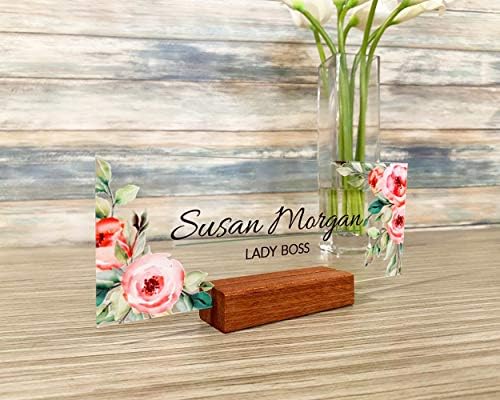 Personalized Name Plate for Desk Modern Office Decor