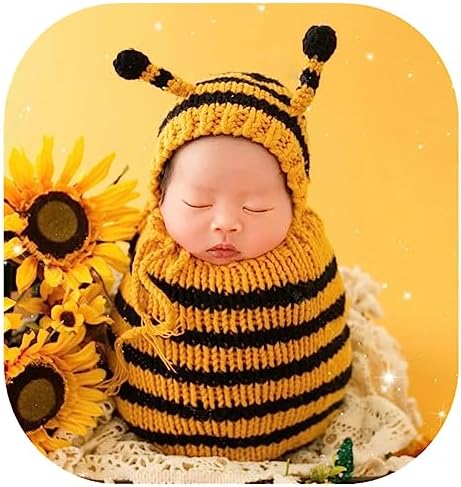 Vemonllas Newborn Bee Photo Outfit Prop