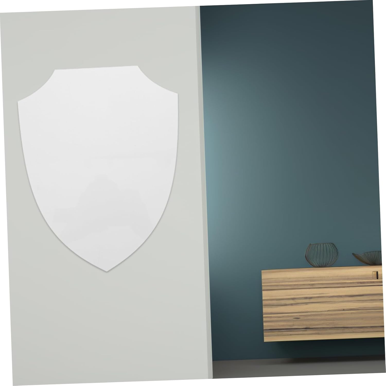 2pcs Sublimation Shield Cutout Photo Frame for Home Decor