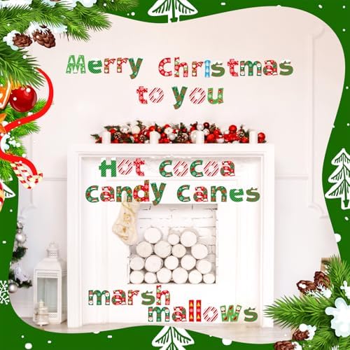 216 Pcs Christmas Bulletin Board Decor Set