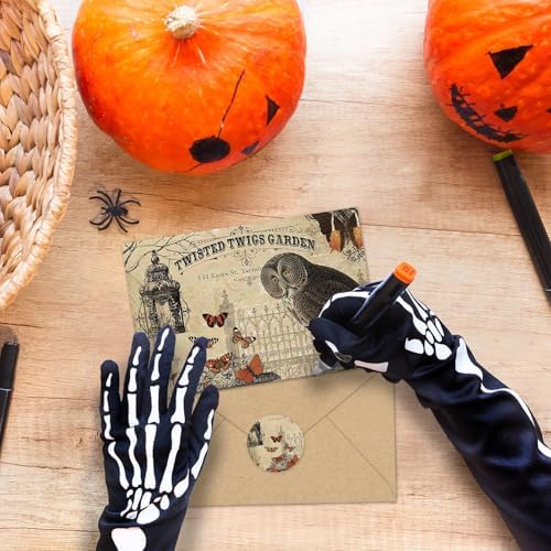 Whaline 36 Pack Halloween Greeting Cards with Envelopes and Stickers