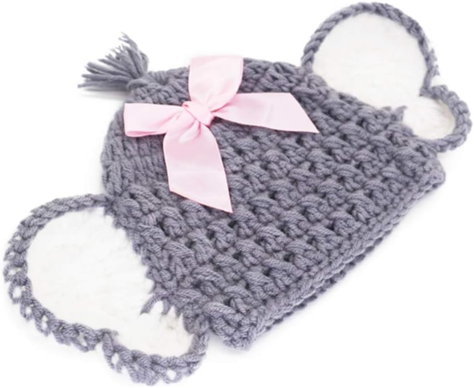 Newborn Baby Photography Props Set Elephant Hat and Shorts