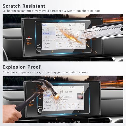 2025 Toyota Sienna LE 8 Screen Protector Tempered Glass