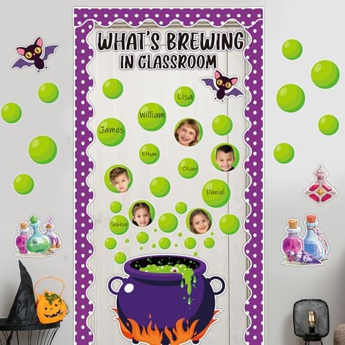 Halloween Bulletin Board Decorations Set for Classroom and Home