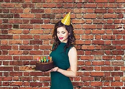 AIIKES 7x5ft Red Brick Wall Backdrop