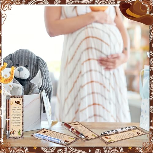 100 Pcs Cowboy Theme Baby Shower Favors Party Supplies